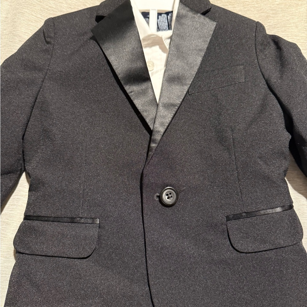 Nautica Black Tuxedo with Satin Lapel 3pc suit